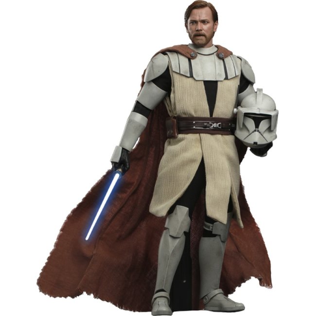 Hot Toys Star Wars: The Clone Wars – Obi-Wan Kenobi Figur im Maßstab 1:6