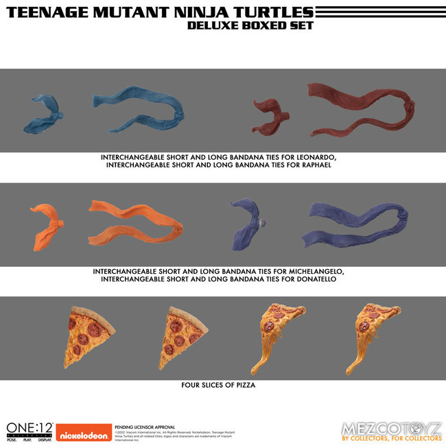 Teenage Mutant Ninja Turtles XL Actionfiguren Deluxe Box-Set 17 cm