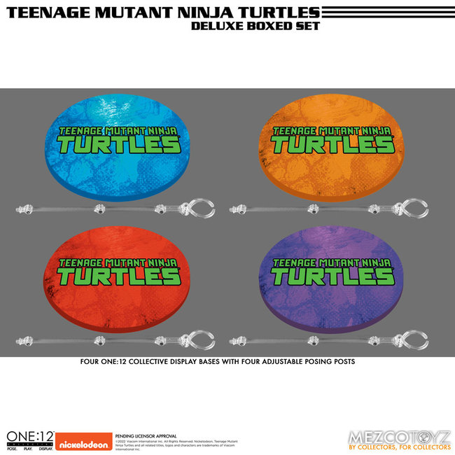 Teenage Mutant Ninja Turtles XL Action Figures Deluxe Box Set 17 cm