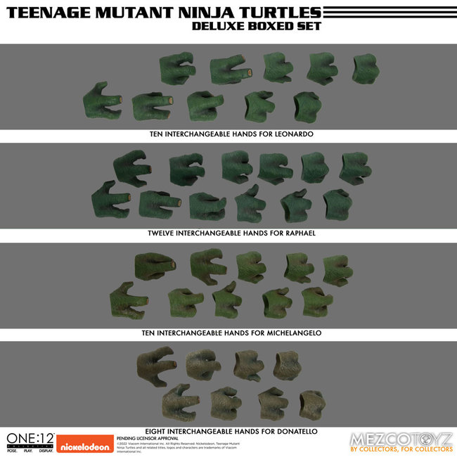 Teenage Mutant Ninja Turtles XL Actionfiguren Deluxe Box-Set 17 cm