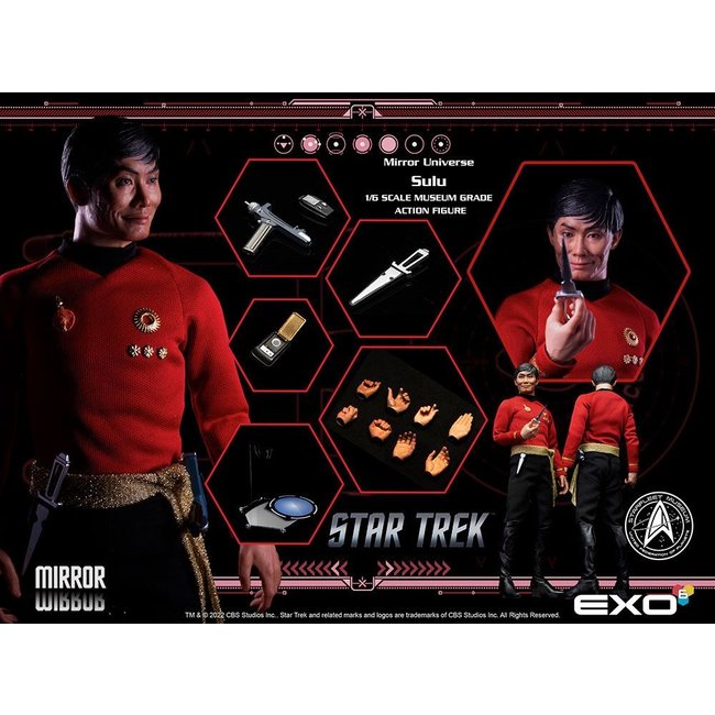 Star Trek: The Original Series Action Figure 1/6 Mirror Universe Sulu 28 cm