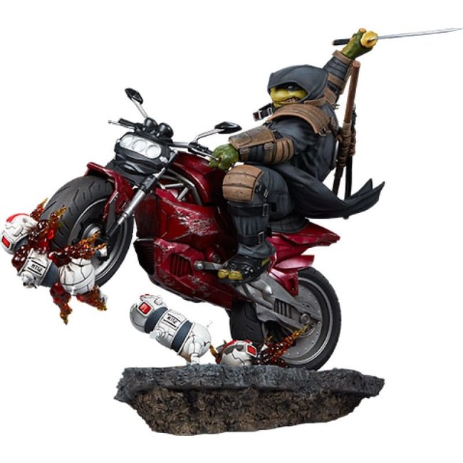 Teenage Mutant Ninja Turtles Statue 1/4 The Last Ronin On Bike 53 cm