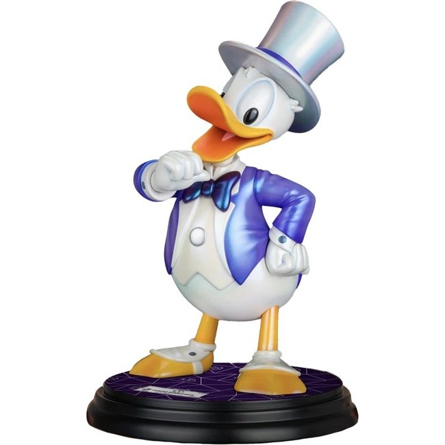 Disney 100. Master Craft Statue Tuxedo Donald Duck (Platin-Version)