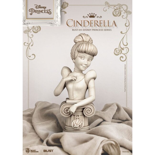 Disney Princess Series PVC Bust Cinderella 15 cm