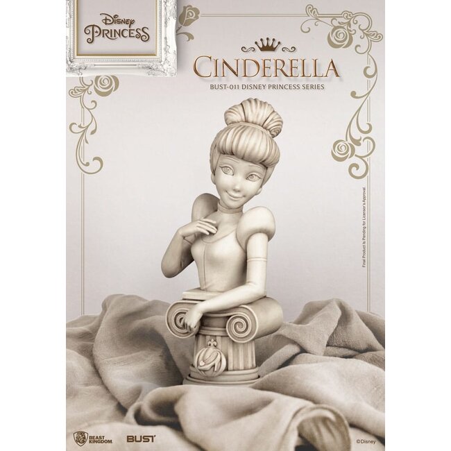 Disney Princess Series PVC Bust Cinderella 15 cm