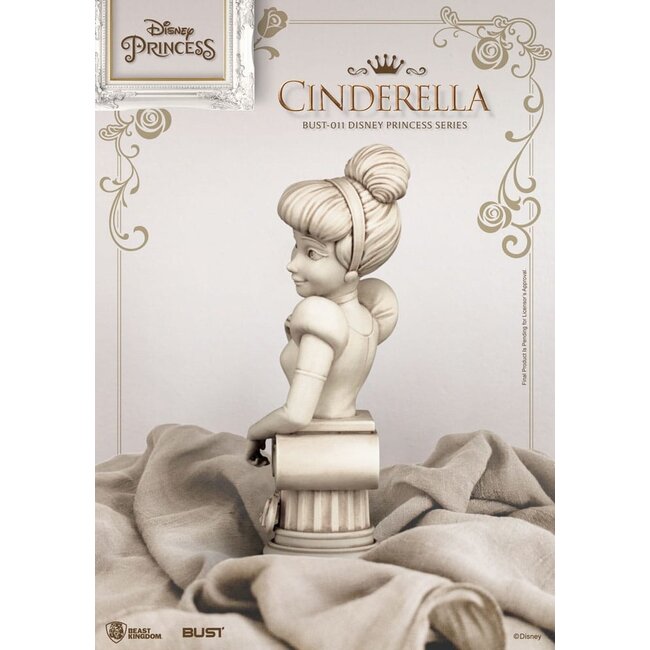 Disney Princess Series PVC Bust Cinderella 15 cm
