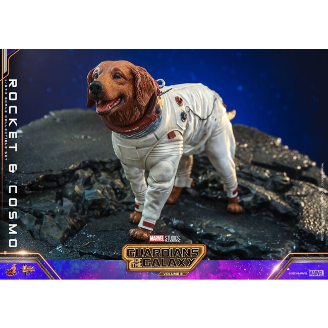 Guardians of the Galaxy Vol. 3 Movie Masterpiece Action Figuren 1/6 Rocket & Cosmo 16 cm