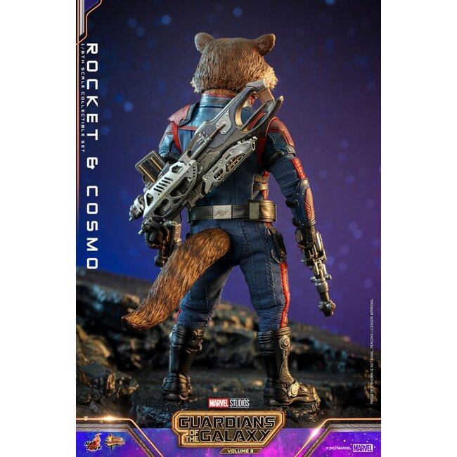 Guardians of the Galaxy Vol. 3 Movie Masterpiece Action Figuren 1/6 Rocket & Cosmo 16 cm