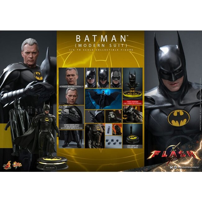 Die Flash Movie Masterpiece Actionfigur 1/6 Batman (Modern Suit) 30 cm
