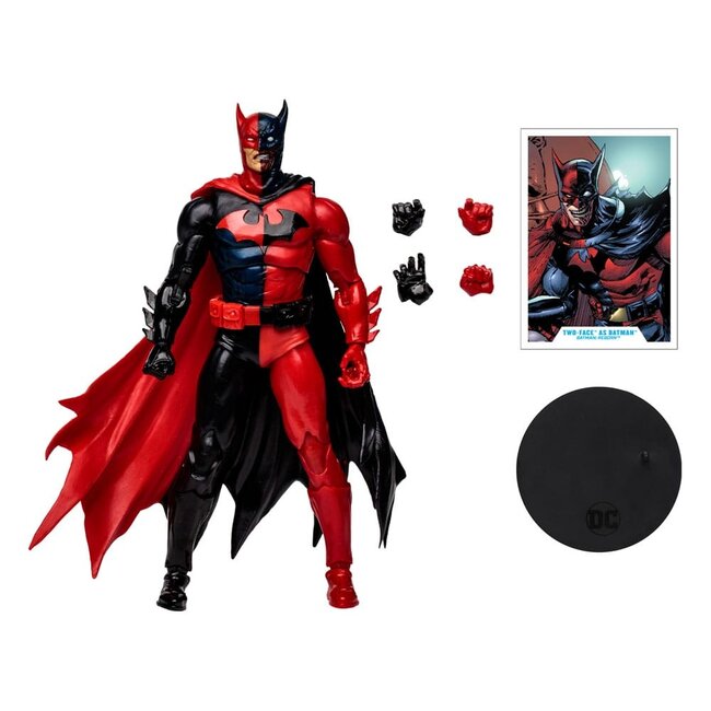 DC Multiverse Actionfigur Two-Face als Batman (Batman: Reborn) 18 cm