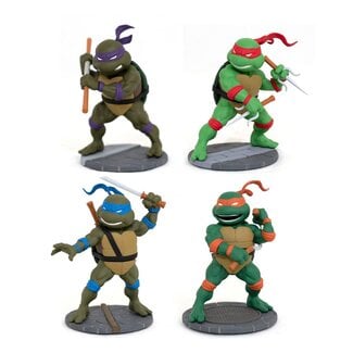 Diamond Select Teenage Mutant Ninja Turtles D-Formz Minifiguren 4er-Pack SDCC 2023 Exklusiv 5 cm