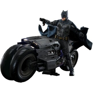 Hot Toys Die Flash Movie Masterpiece Actionfigur 1/6 Batman (Ben Affleck) und Batcycle 33 cm