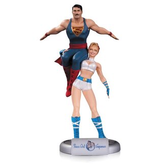 DC Direct DC Comics Bombshells Statue Power Girl and Superman