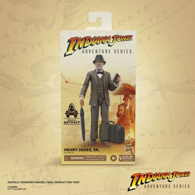 Indiana Jones Adventure Series: The Last Crusade Action Figure Henry Jones Sr. 15 cm