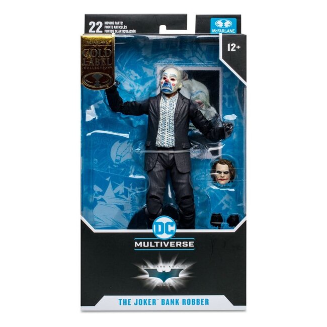 DC Multiverse Action Figure The Joker (The Dark Knight) (Bank Robber Variant) (Gold Label) 18 cm