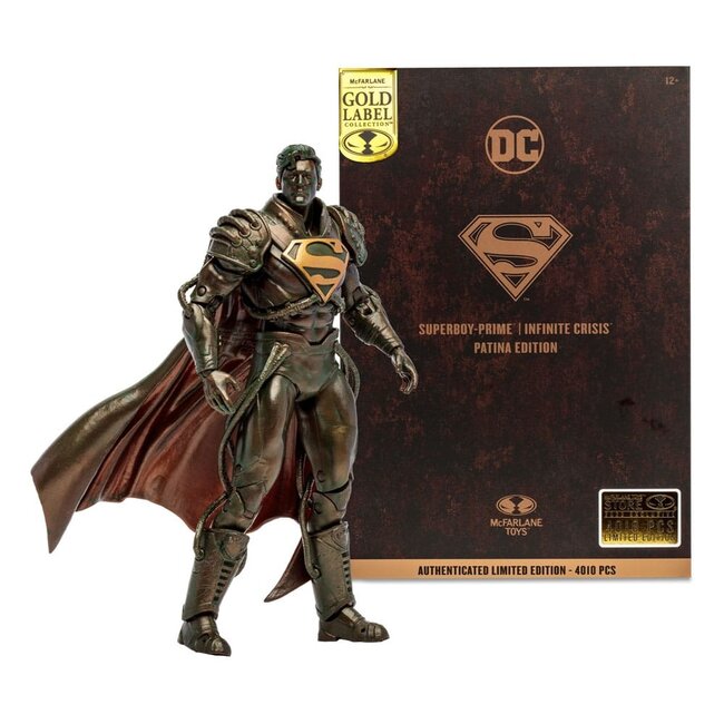 McFarlane DC Multiverse Action Figure Superboy Prime (Patina) (Gold Label) 18 cm