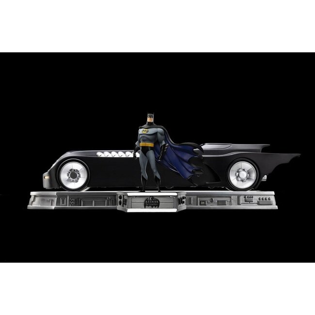 Batman The Animated Series (1992) Art Scale Set Deluxe 1/10 Batman und Batmobil 24 cm