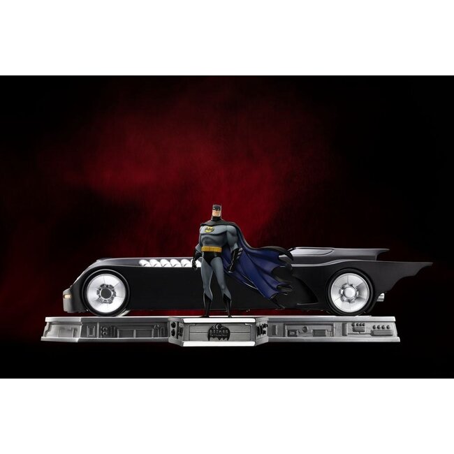 Batman The Animated Series (1992) Art Scale Set Deluxe 1/10 Batman und Batmobil 24 cm