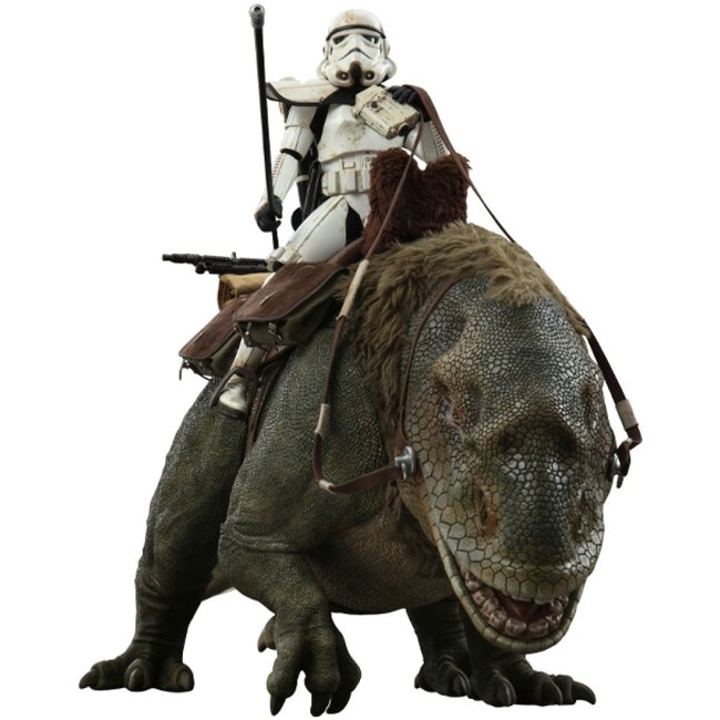 Star Wars: Eine neue Hoffnung – Sandtrooper Sergeant und Dewback Figurenset im Maßstab 1:6
