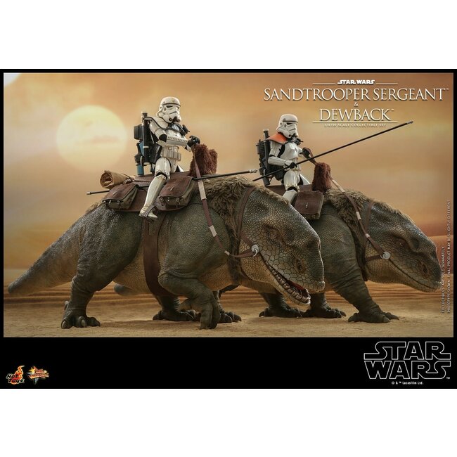 Star Wars Episode IV Action Figure 2-Pack 1/6 Sandtrooper Sergeant & Dewback 30 cm