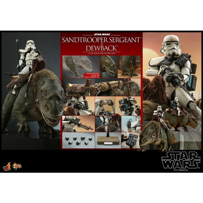 Star Wars Episode IV Action Figure 2-Pack 1/6 Sandtrooper Sergeant & Dewback 30 cm