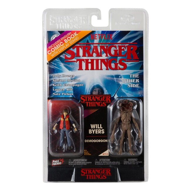 McFarlane Stranger Things Action Figures Will Byers and Demogorgon 8 cm