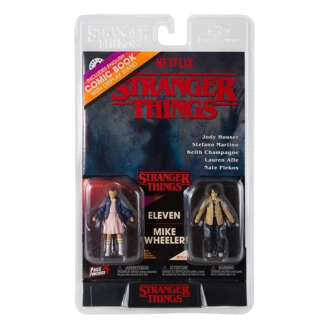 McFarlane Stranger Things Actionfiguren Eleven und Mike Wheeler 8 cm