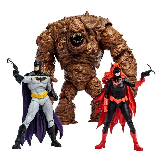 McFarlane DC Multiverse Action Figures Multipack Clayface, Batman & Batwoman (DC Rebirth) (Gold Label) 18 cm