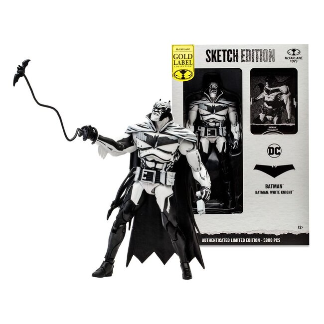 DC Multiverse Action Figure Sketch Edition Batman (Batman: White Knight) (Gold Label) 18 cm