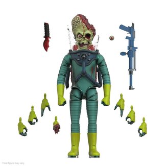 Super7 Mars Attacks Ultimates Actionfigur Martian Wave 1 (Smashing the Enemy) 18 cm