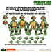 Mezco Toys Teenage Mutant Ninja Turtles Action Figures Teenage Mutant Ninja Turtles Deluxe Set 8 cm