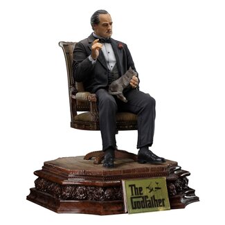 Iron Studios The Godfather Scale Statue 1/10 Don Vito Corelione 19 cm