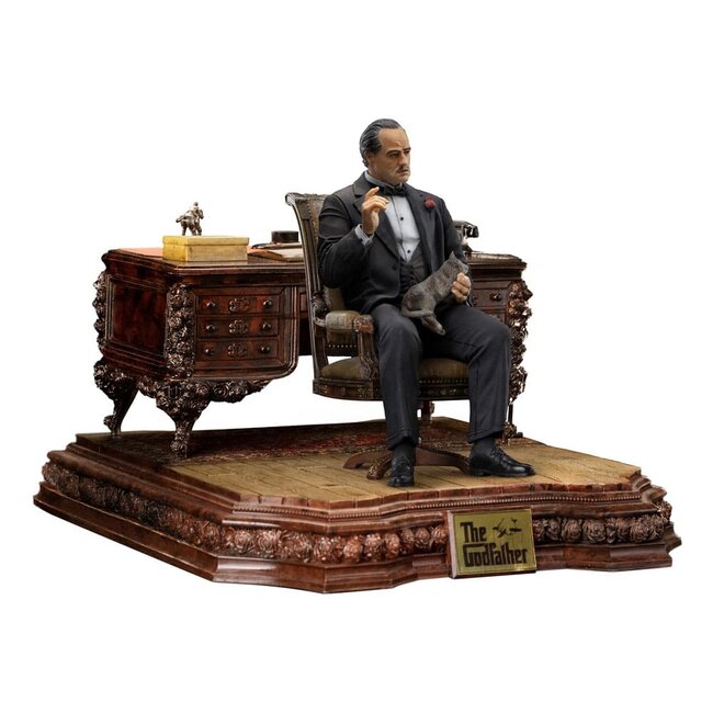 Iron Studios The Godfather Deluxe Art Scale Statue 1/10 Don Vito Corleone 19 cm