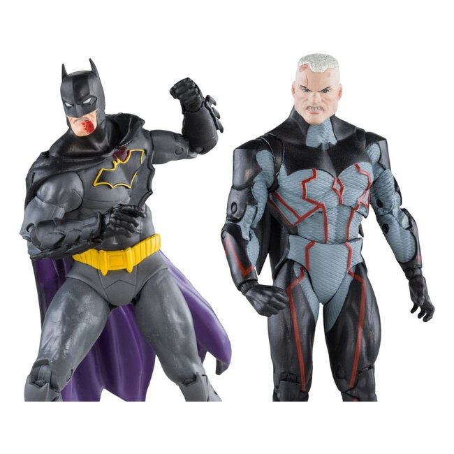 DC Collector Actionfiguren 2er-Pack Omega (Unmasked) & Batman (Bloody) (Gold Label) 18 cm