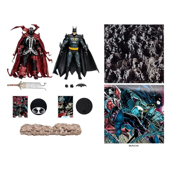 DC Collector Action Figure Pack of 2 Batman & Spawn 18 cm