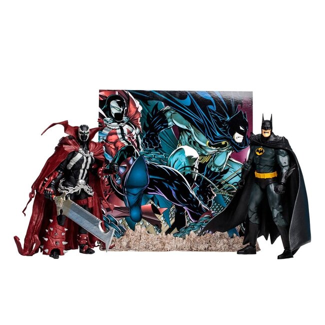 DC Collector Actionfigur 2er Pack Batman & Spawn 18 cm