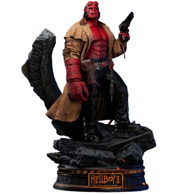 Hellboy 2: The Golden Army – Hellboy-Statue im Maßstab 1:4