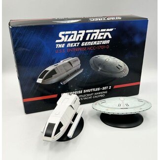 Eaglemoss Publications Ltd. Star Trek Generations Starships Diecast Mini Replicas Shuttle Hawking & Capt Yacht 13 cm
