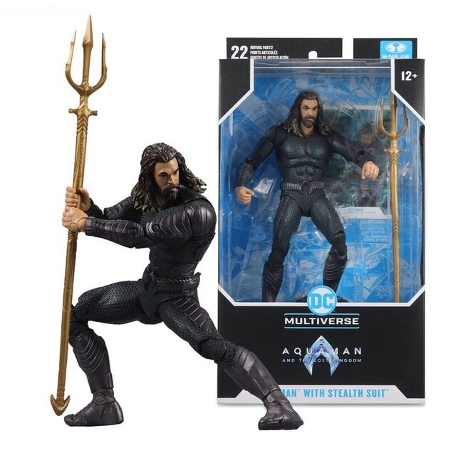 Aquaman and the Lost Kingdom DC Multiverse Actionfigur Aquaman mit Stealth-Anzug 18 cm