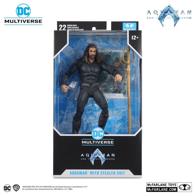 Aquaman and the Lost Kingdom DC Multiverse Actionfigur Aquaman mit Stealth-Anzug 18 cm