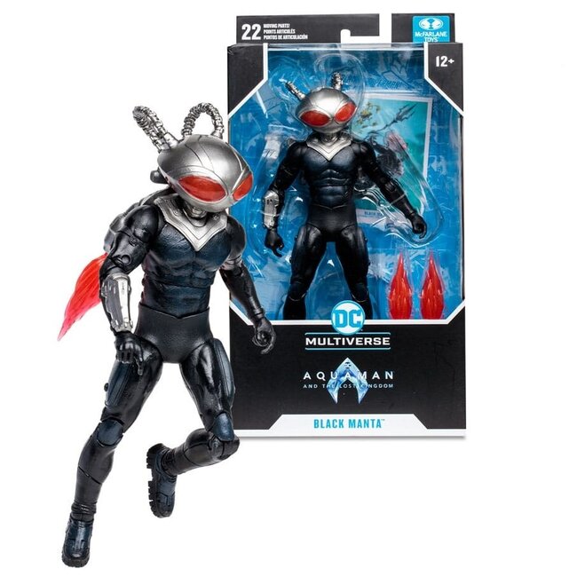 Aquaman and the Lost Kingdom DC Multiverse Action Figure Black Manta 18 cm