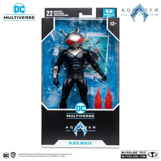 Aquaman und das verlorene Königreich DC Multiverse Actionfigur Black Manta 18 cm