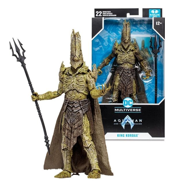 McFarlane Aquaman und das verlorene Königreich DC Multiverse Actionfigur König Kordax 18 cm