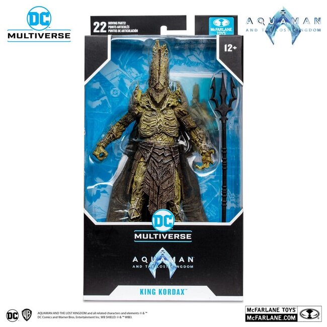 Aquaman and the Lost Kingdom DC Multiverse Action Figure King Kordax 18 cm