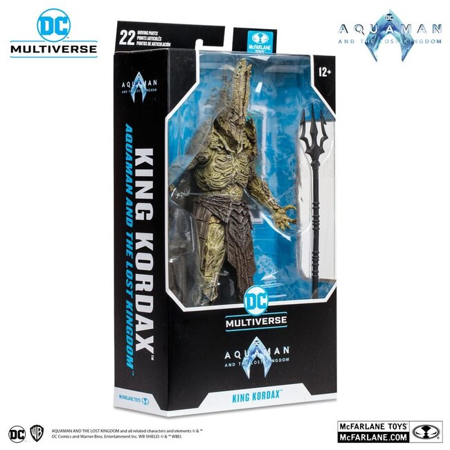 Aquaman und das verlorene Königreich DC Multiverse Actionfigur König Kordax 18 cm