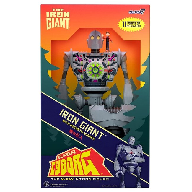 The Iron Giant Super Cyborg Action Figure Iron Giant (Full Color) 28 cm