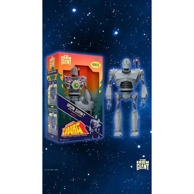 The Iron Giant Super Cyborg Action Figure Iron Giant (Full Color) 28 cm