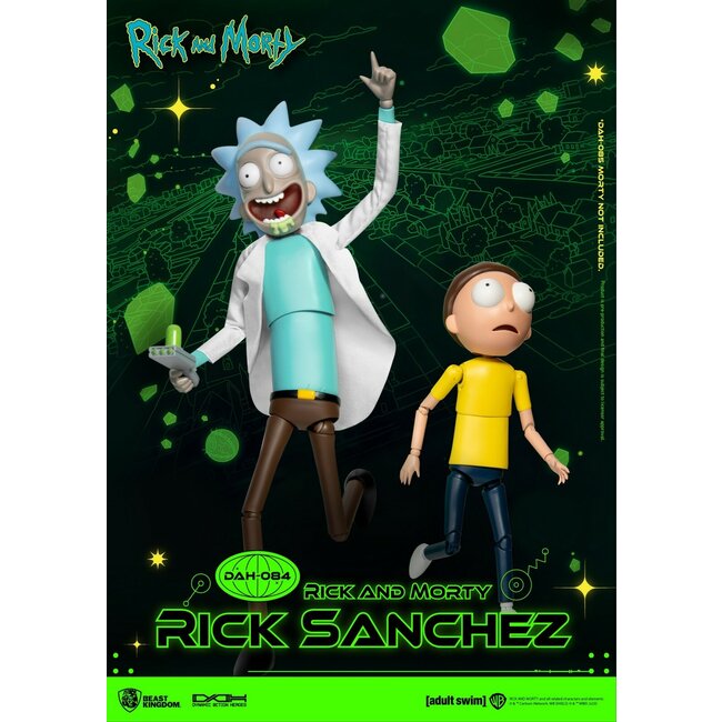 Rick and Morty Dynamic 8ction Heroes Action Figure 1/9 Rick Sanchez 23 cm