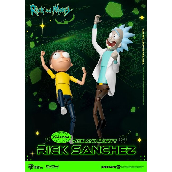 Rick and Morty Dynamic 8ction Heroes Action Figure 1/9 Rick Sanchez 23 cm