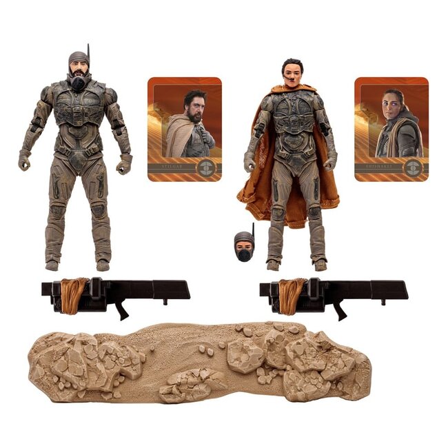 Dune: Part Two Actionfiguren 2er-Pack Stilgar & Shishakli (Gold Label) 18 cm